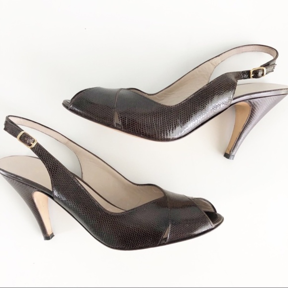 Bruno Magli | Brown Slingback Heels Size 6…